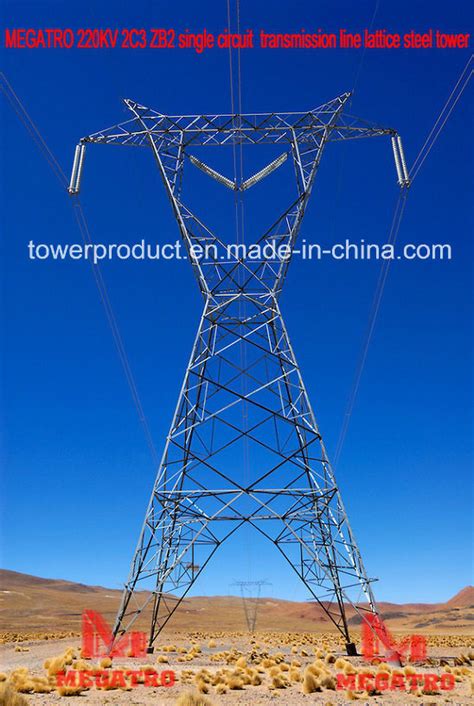 Megatro Kv C Zb Single Circuit Transmission Tower Horizontal