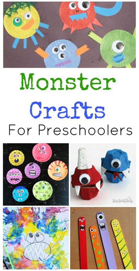 Monster Crafts for Preschoolers