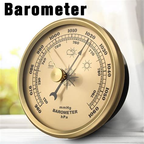 Buy Barometers Thermometer Wall Mounted Air Weather Station Hanging