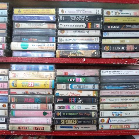 Jual Kaset Pita Import Lagu Barat Pop Evergreen Jadul Campuran Origin