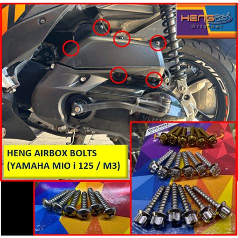 Heng Original Airbox Bolts For Yamaha Mio I M Sold As Set Pcs