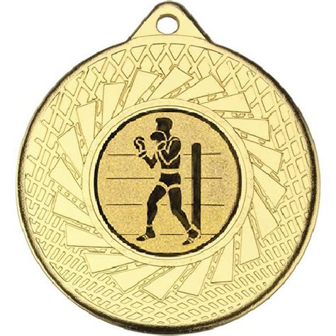 Boxing Blade Medal Gold 50mm Buy Online In UK