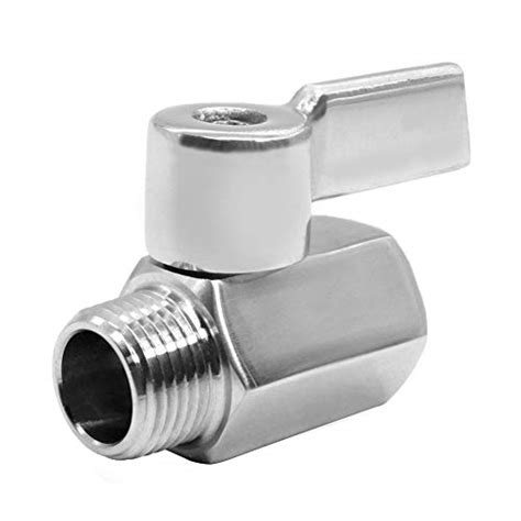 Beduan Mini Ball Valve Stainless Steel 316 3 8 Npt Male X Npt Female