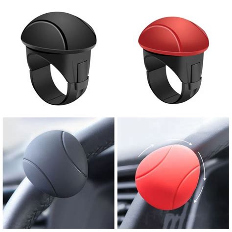 Wanni Ball Shape Steering Wheel Spinner Knob Silicone Degree Car