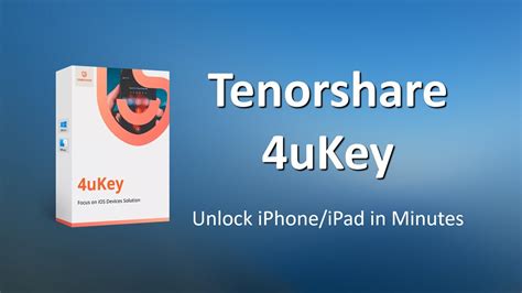 Tenorshare Ukey Review Unlock Iphone Apple Id And Locked Screen In