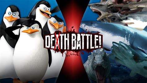 Penguins Of Madagascar Vs Shark Deth Battle Youtube