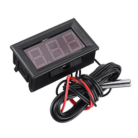 12v Led Display Digital Temperature Meter 50°c To 110°c Thermometer Sensor