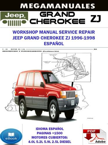 Manual De Taller Jeep Grand Cherokee Zj 1996 1998 Español MercadoLibre