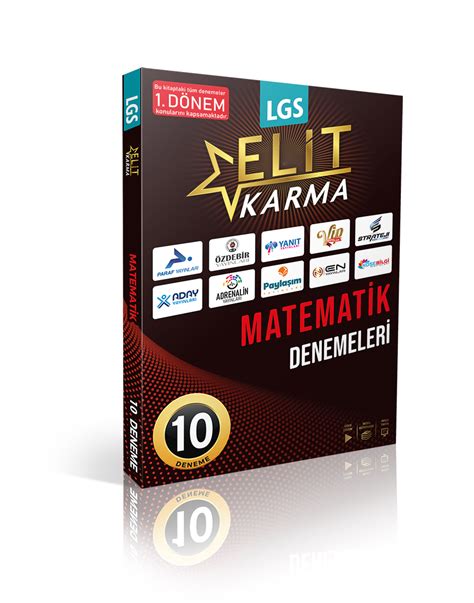 LGS Elit Karma Matematik Branş Denemeleri 2023 8 SINIF Yayınlar