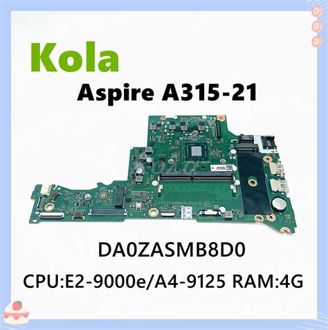 Placa Base Nbgnv Para Acer Aspire A Placa Base Da Zasmb D