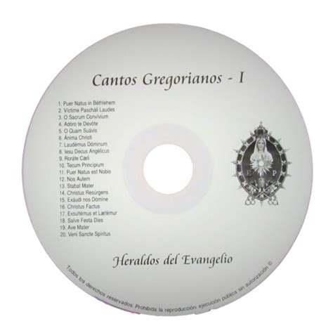 Cd Cantos Gregorianos I Tienda Virtual