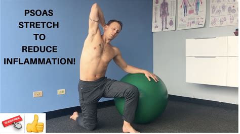 Psoas Stretch For Inflammation Youtube