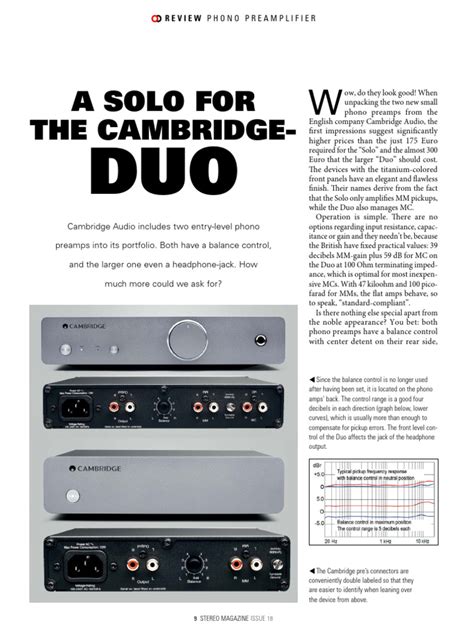 009 011 STI 18 Review Preamps | PDF | Headphones | Amplifier