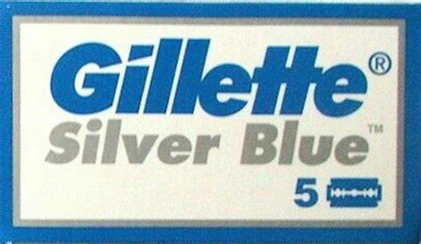 Gillette Silver Blue Double Edge Razor Blades 100 Blades New Batch