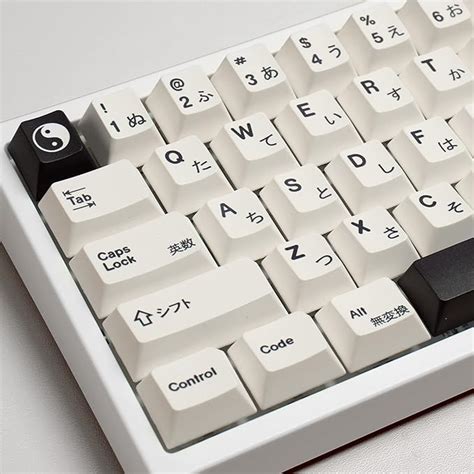 Gliging Beyaz Japon Keycaps 133 Tuşlar Kiraz Profili Tuş Takımı PBT DYE