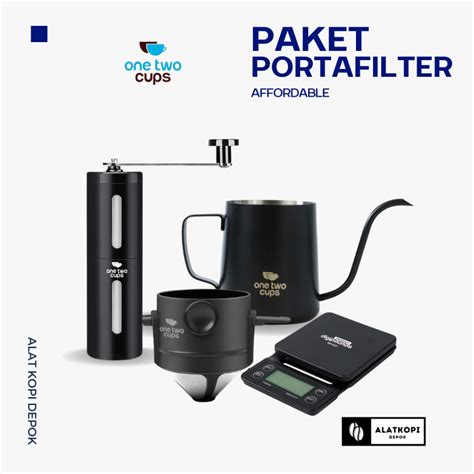 Jual Paket Alat Kopi V60 Dripper Set Portable Cone Coffee Dripper