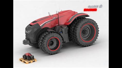 Case Ih Autonomous Concept Tractor D Model Youtube