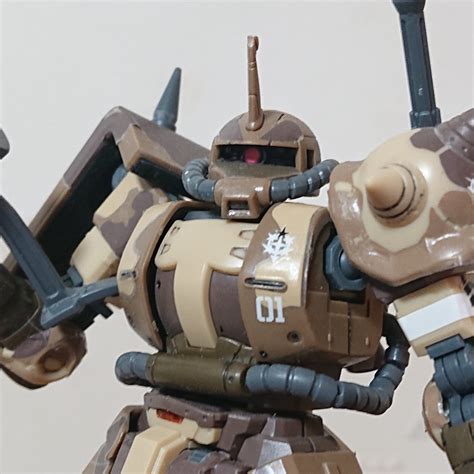 Hg 高機動型ザク 地上用 エグバ機｜りんくん♪さんのガンプラ作品｜gunsta（ガンスタ）