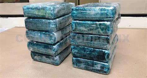 Decomisan 10 kilos de cocaína