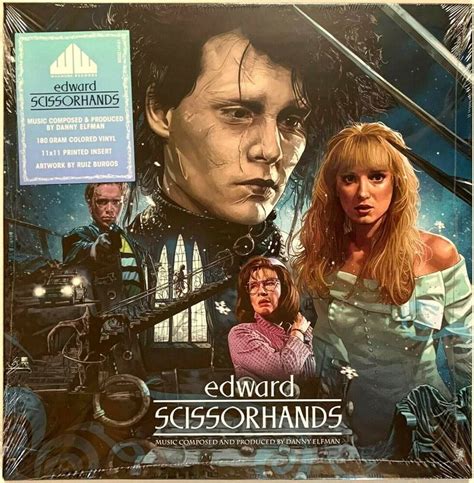 Edward Scissorhands [Ice Sculpture Blue w/ Snow Splatter Vinyl] LP Record Album | eBay | Vinyl ...