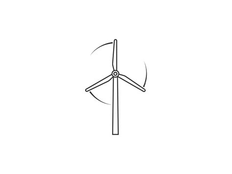 Wind Turbine Vector Free Download