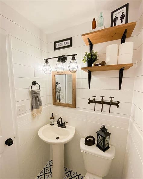 Exquisite Farmhouse Half Bath Ideas That Go Big On Style