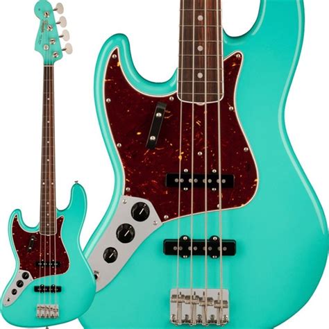 Fender Usa American Vintage Ii Jazz Bass Left Hand Sea Foam Green