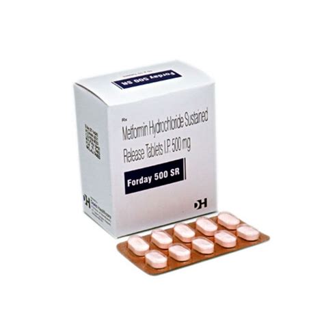 500mg Metformin Hydrochloride Sustained Release Tablets IP At Rs 201 60