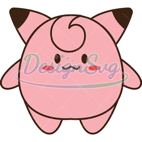 Fairy Type Pokemon Clefairy Anime SVG - DesignSVG