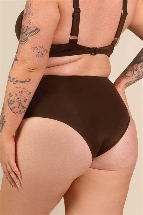 Calcinha Biqu Ni Hot Pant Caf Torrado Mardu Marrom