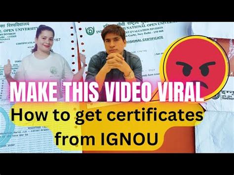 How To Get A Marksheet And Provisional Certificate From IGNOU Watch