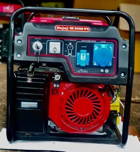 Kva Bajaj M Portable Low Noise Petrol Generator Set At Rs