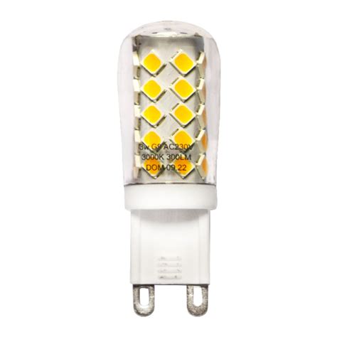 G9 LED Capsule Bulb 3w Warm White 3000K