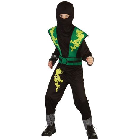 Fato Ninja Verde Menino MASCARILHA