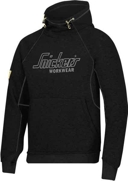 Snickers 28150400006 Hoodie Logo Lge Blk