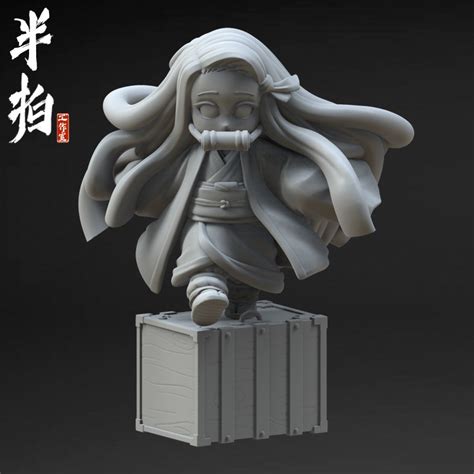 Anime Demon Slayer Kimetsu No Yaiba Nezuko Kamado 3d Stl File For Pla