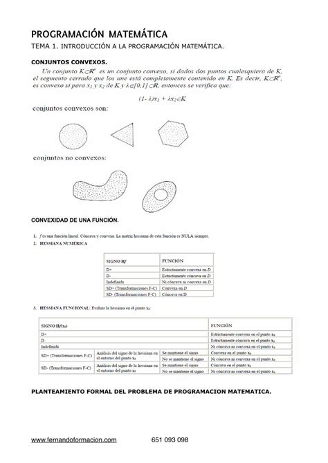 PDF PROGRAMACIÓN MATEMÁTICA PDF filePLANTEAMIENTO FORMAL DEL