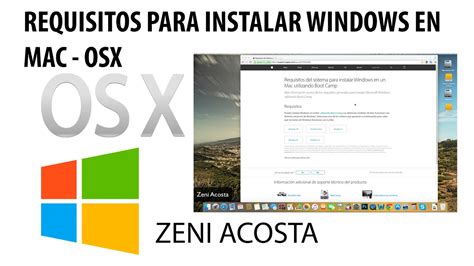 Requisitos Para Instalar Windows En Mac Youtube