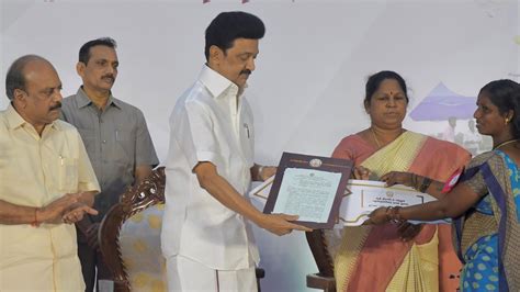 Stalin Launches Adi Dravidar And Tribal Welfare Departments Various