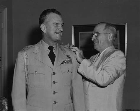 President Harry S Truman And General Robert Landry Harry S Truman