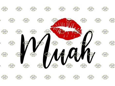 Muah Svg Png  Cut File Digital Download Etsy