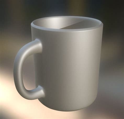 Coffee Cup High Poly Version 3D Model CGTrader