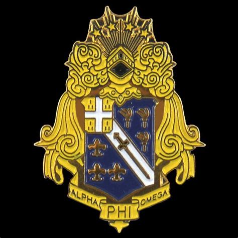 Alpha Phi Omega Coat Of Arms Png