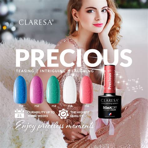 Claresa PRECIOUS Collection 5 X 5 G CLARESA The Biggest GEL POLISH