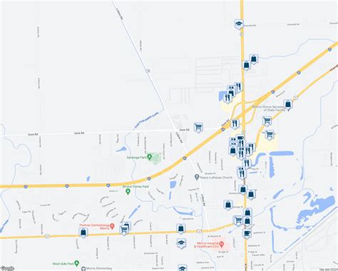 6955 Cambridge Drive, Morris IL - Walk Score