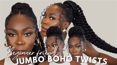 How To Large Jumbo Boho Twists Detailed X Beginner Friendly Tutorial