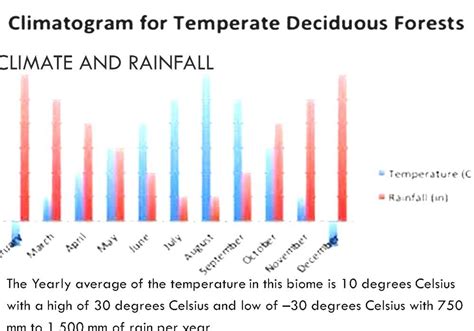 Deciduous Forest Biome Precipitation