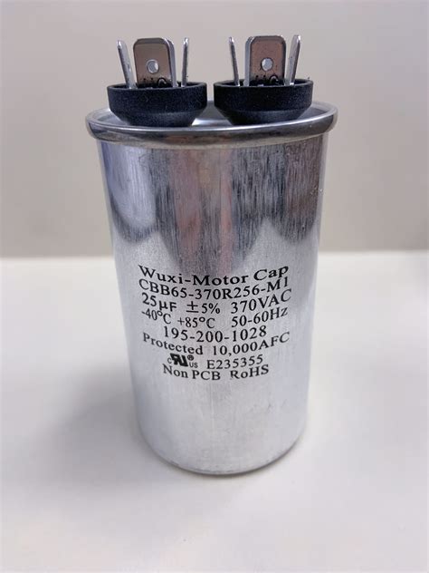 CBB65 370R256 M1 25 UF 370 VAC Capacitor 12215 195 200 1028 16P002D17