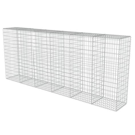 CUQUE Mur en gabion avec couvercles Acier galvanisé 300 x 50 x 150 cm