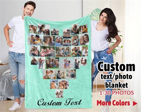 Custom Photo Blanket Picture Blankets Personalized Photo Etsy